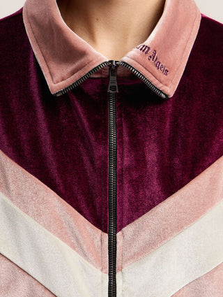 PALM ANGELS Colorblock Chenille Track Jacket