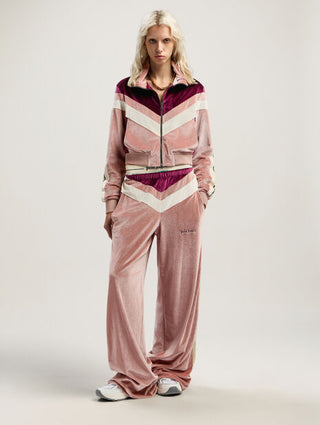 PALM ANGELS Colorblock Chenille Track Pants