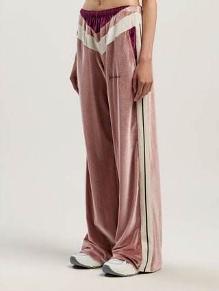 PALM ANGELS Colorblock Chenille Track Pants