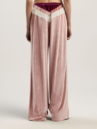 PALM ANGELS Colorblock Chenille Track Pants
