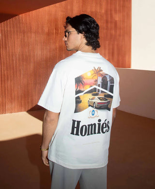 HOMIÉS Marbella RACING T-SHIRT SPECIAL EDITION AUTO BEIGE