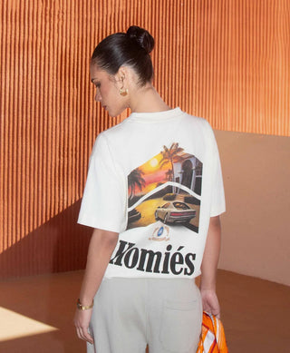 HOMIÉS Marbella RACING T-SHIRT SPECIAL EDITION AUTO BEIGE