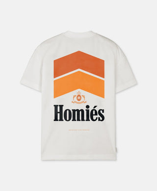 HOMIÉS Marbella RACING T-SHIRT WHITE ORANGE