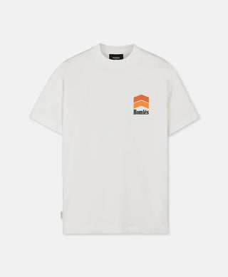 HOMIÉS Marbella RACING T-SHIRT WHITE ORANGE