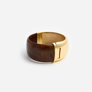 SELF PORTRAIT Gold Tiger Eye Bangle