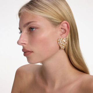 SELF PORTRAIT Embellished Heart Earrings