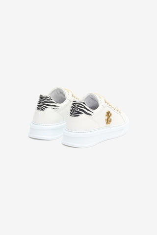 Roberto Cavalli Zebra Heeled Sneakers
