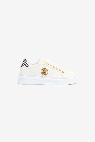 Roberto Cavalli Zebra Heeled Sneakers