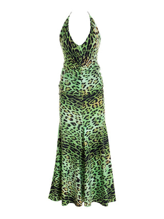 Roberto Cavalli Multicolour tech fabric dress