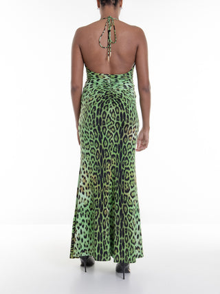 Roberto Cavalli Multicolour tech fabric dress