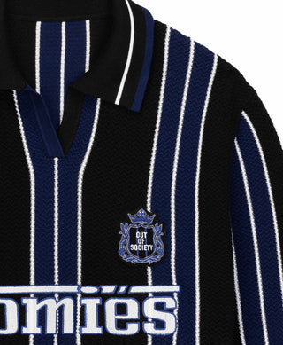 HOMIÉS MARBELLA STRIPED POLO COTTON KNIT