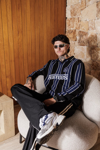 HOMIÉS MARBELLA STRIPED POLO COTTON KNIT