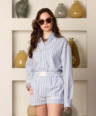 HOMIÉS MARBELLA STRIPES SHIRT BLUE
