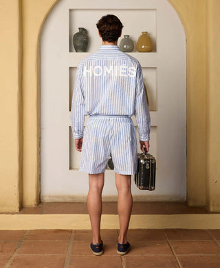 HOMIÉS MARBELLA STRIPES SHORTS BLUE