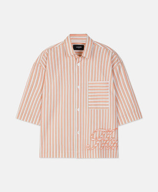 HOMIÉS MARBELLA STRIPES SHIRT ORANGE