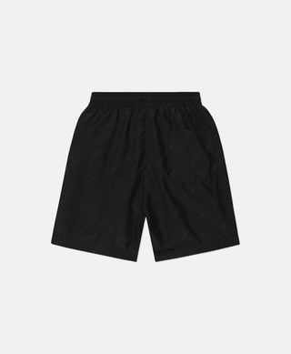 HOMIÉS MARBELLA SWIM SHORTS PATTERN LOGO BLACK