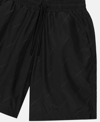 HOMIÉS MARBELLA SWIM SHORTS PATTERN LOGO BLACK