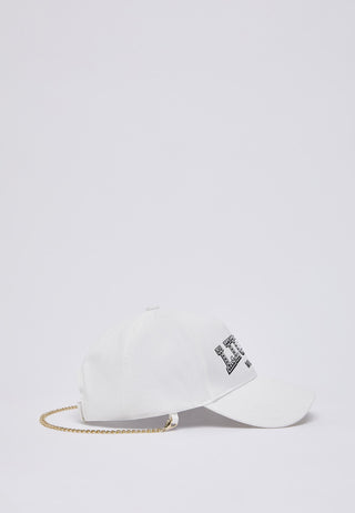 LIU JO Baseball cap with bejewelled logo