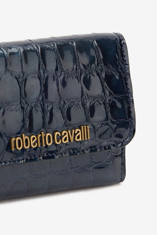 Roberto Cavalli Cardholder With Crocodile Print
