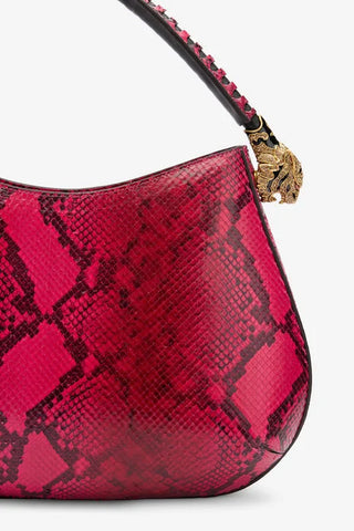 Roberto Cavalli Python-Print Hobo Roar Bag