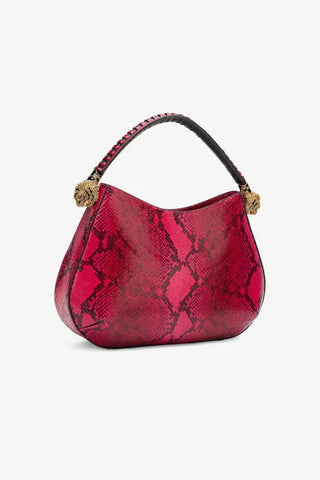 Roberto Cavalli Python-Print Hobo Roar Bag