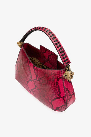 Roberto Cavalli Python-Print Hobo Roar Bag