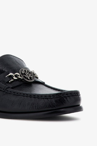 Roberto Cavalli Chain-Embellished Loafers