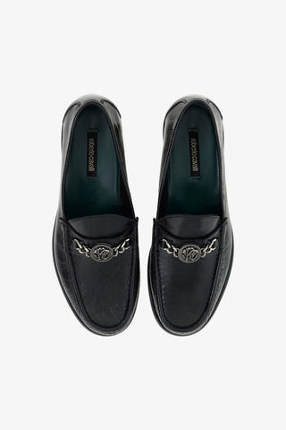 Roberto Cavalli Chain-Embellished Loafers