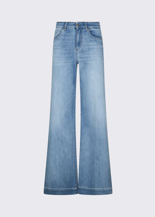 LIU JO Flared jeans with rhinestones