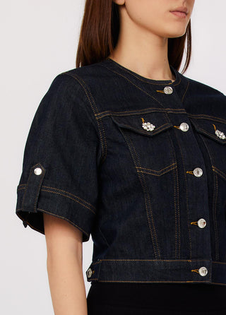 LIU JO Embellished Denim Jacket