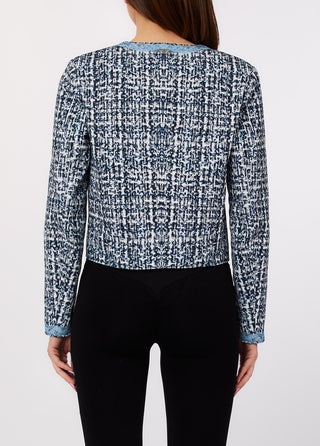 LIU JO Jacket with digital bouclé-effect print