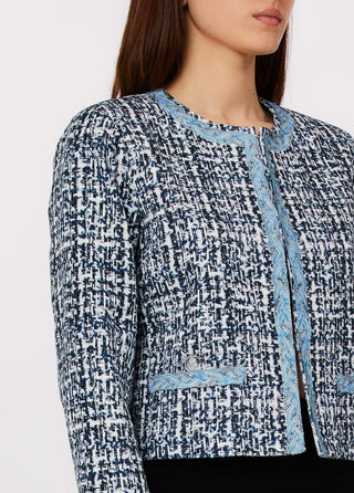 LIU JO Jacket with digital bouclé-effect print