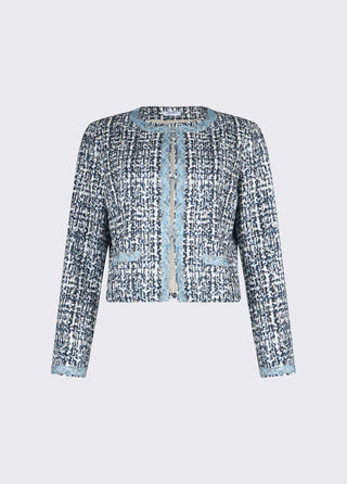 LIU JO Jacket with digital bouclé-effect print