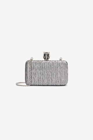 Roberto Cavalli Clutch with tiger fastening