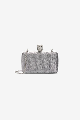 Roberto Cavalli Clutch with tiger fastening