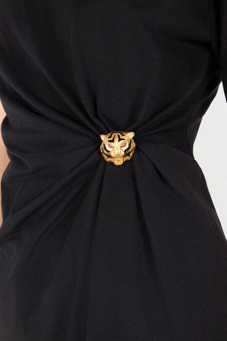 Roberto Cavalli T-Shirt With Jewel Tiger Head