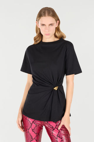 Roberto Cavalli T-Shirt With Jewel Tiger Head