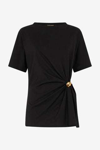 Roberto Cavalli T-Shirt With Jewel Tiger Head