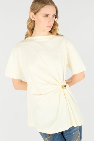Roberto Cavalli T-Shirt with Jewel Tiger Head