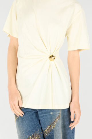 Roberto Cavalli T-Shirt with Jewel Tiger Head