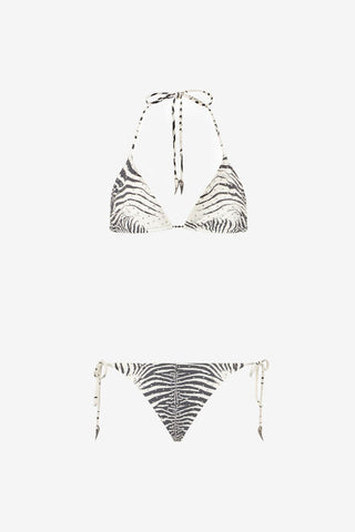 Roberto Cavalli Zebra-Print Bikini
