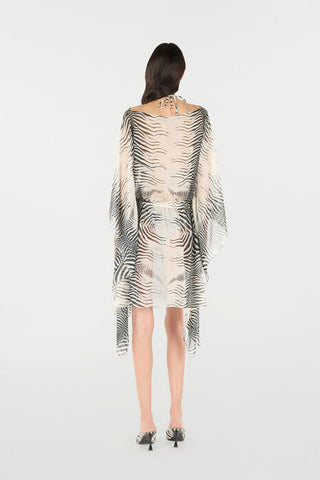 Roberto Cavalli Zebra-Print Caftan