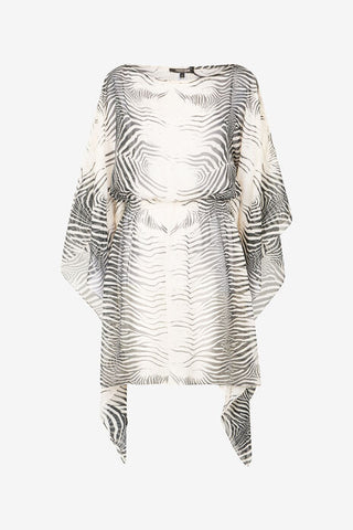 Roberto Cavalli Zebra-Print Caftan
