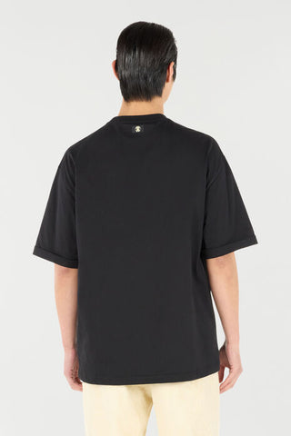 Roberto Cavalli Rose-Print T-Shirt With Logo