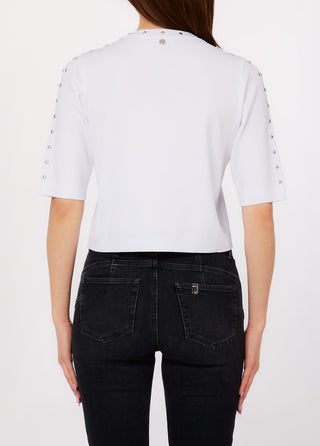 LIU JO Knit top with studs