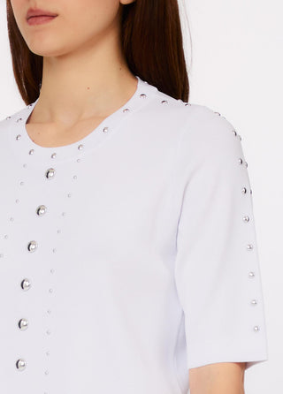 LIU JO Knit top with studs