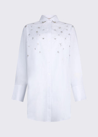LIU JO Shirt dress with bejewelled embellishment