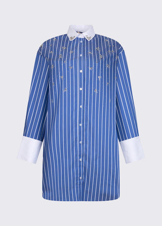 LIU JO Shirt dress with bejewelled embellishment