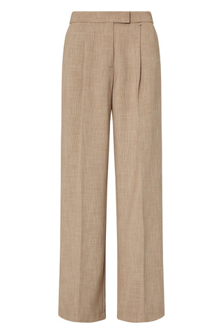 LIU JO Mélange fabric palazzo trousers
