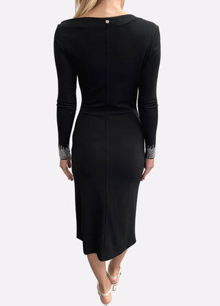 LIU JO Elegant dress with gemstones